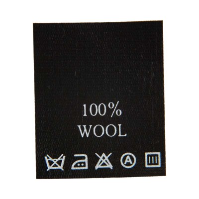 С108ПЧ 100%Wool - составник - черный (уп 200шт) (0)