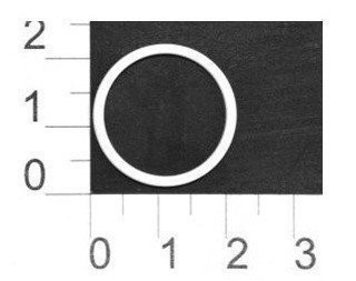 Кольцо регулировочное металл крашенный цв белый 18мм (уп 1000шт) 1800B0