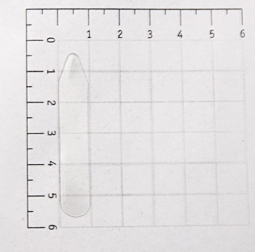 Косточка (пластик) для воротника 56*10мм (уп 1000шт)0