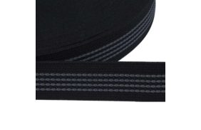 резинка тканая с латексом 3*4 цв черный 025мм (уп 25м) ekoflex купить по 42.4 для тактического снаряжения в Екатеринбурге
 