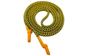 шнур круглый 5мм цв желто-черный оранжевый декор наконечник узел (длина 135см) купить по цене 60 руб для домашнего шитья - в интернет-магазине Веллтекс | Екатеринбург
